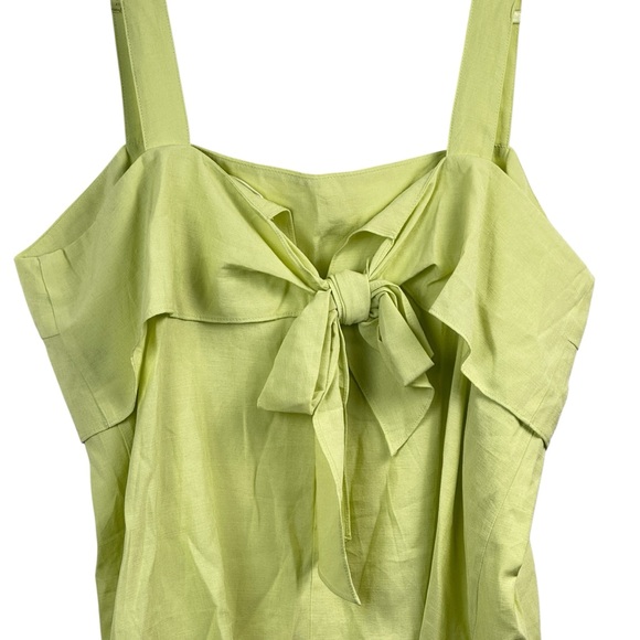 Heatherly Lime Green Ruffled Sleeveless Tank Top with‎ Sweetheart Neckline 2x - Picture 7 of 9
